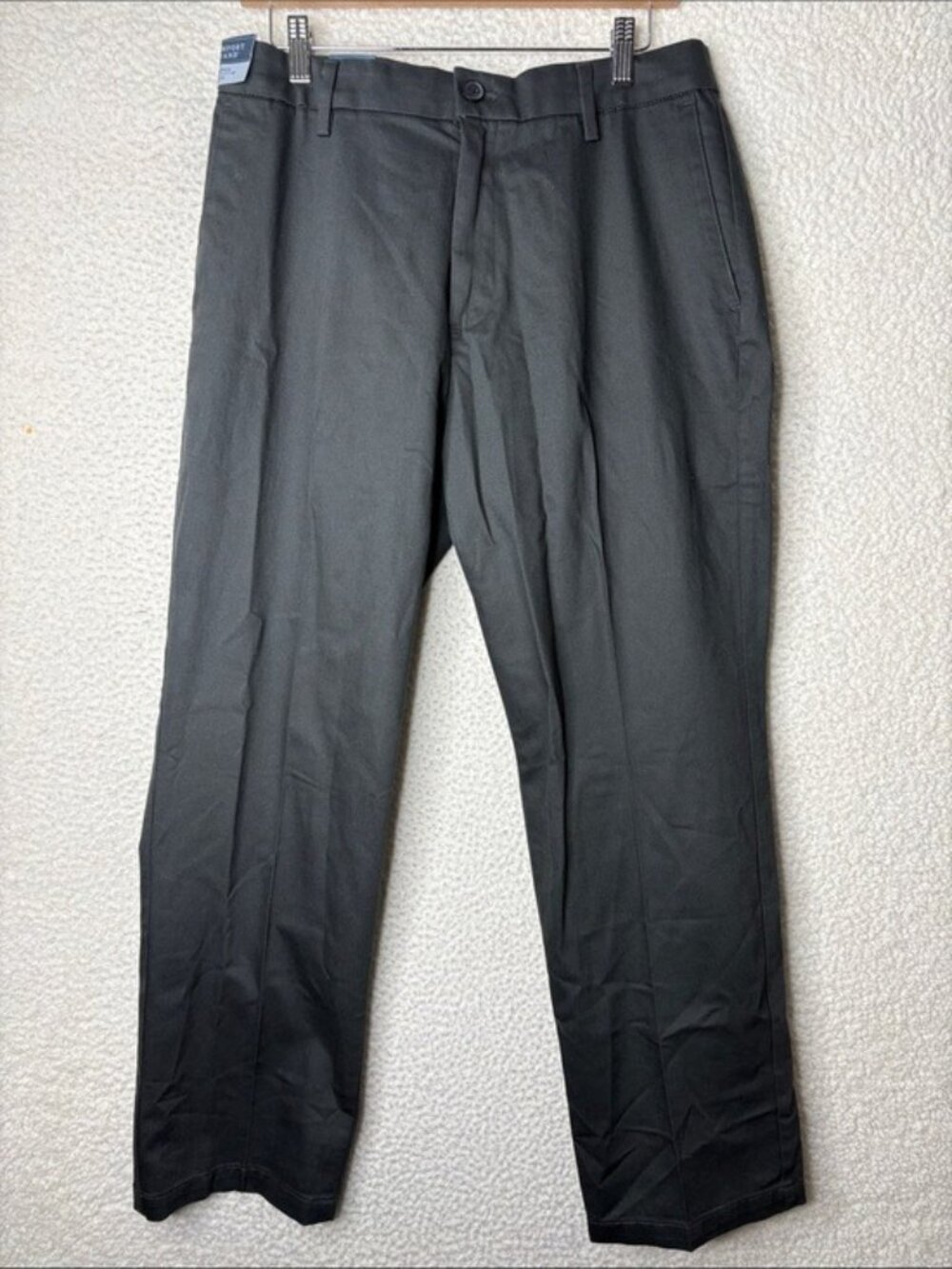 NWT Dockers Mens Signature Khaki Black Non-Iron Classic Fit Dress Pants 32x30